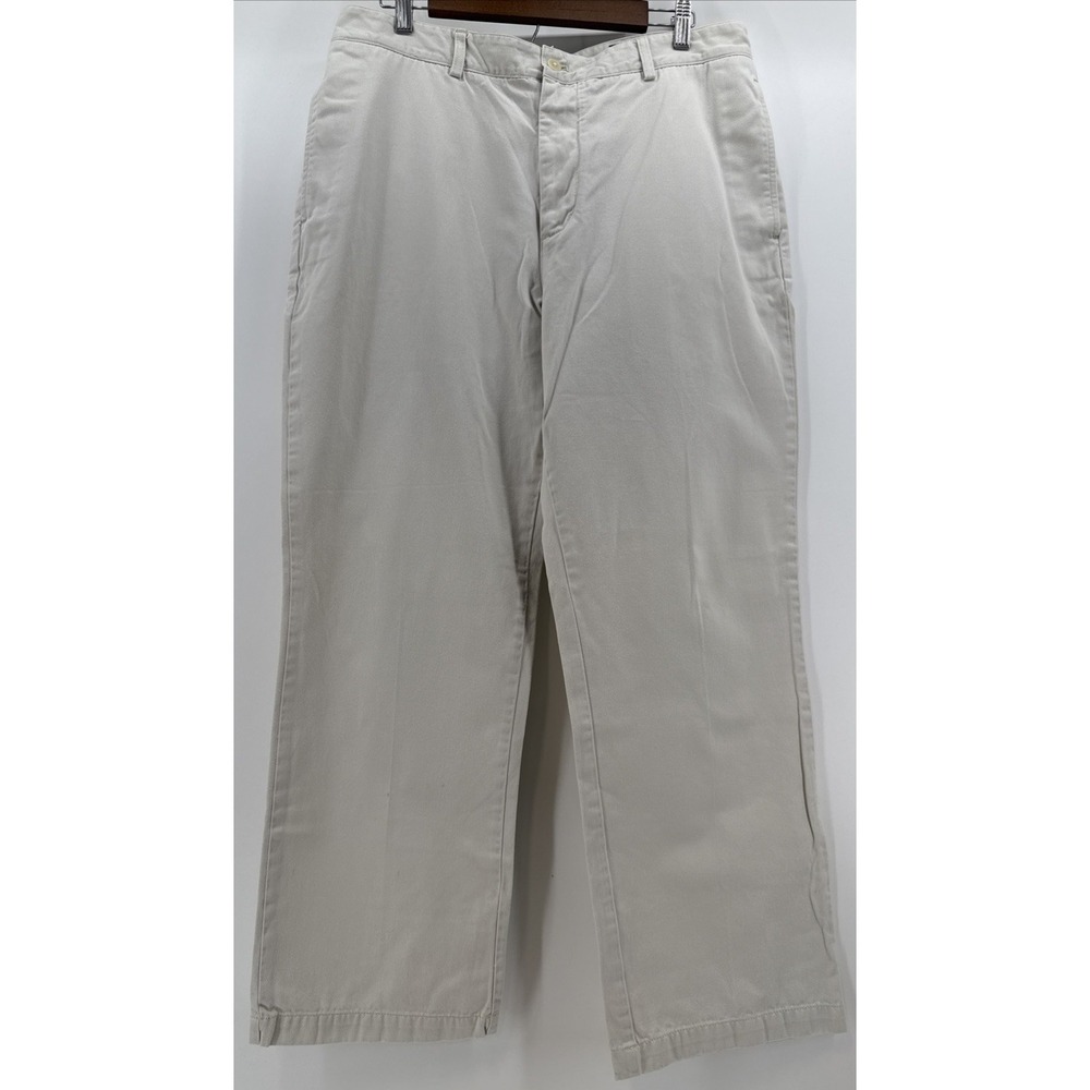 Vineyard Vines Pants Men 36x30‎ Khaki Flat Front Straight Breaker